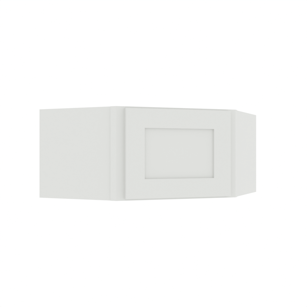 Matching Interior Single Glass Door Wall Corner Cabinet