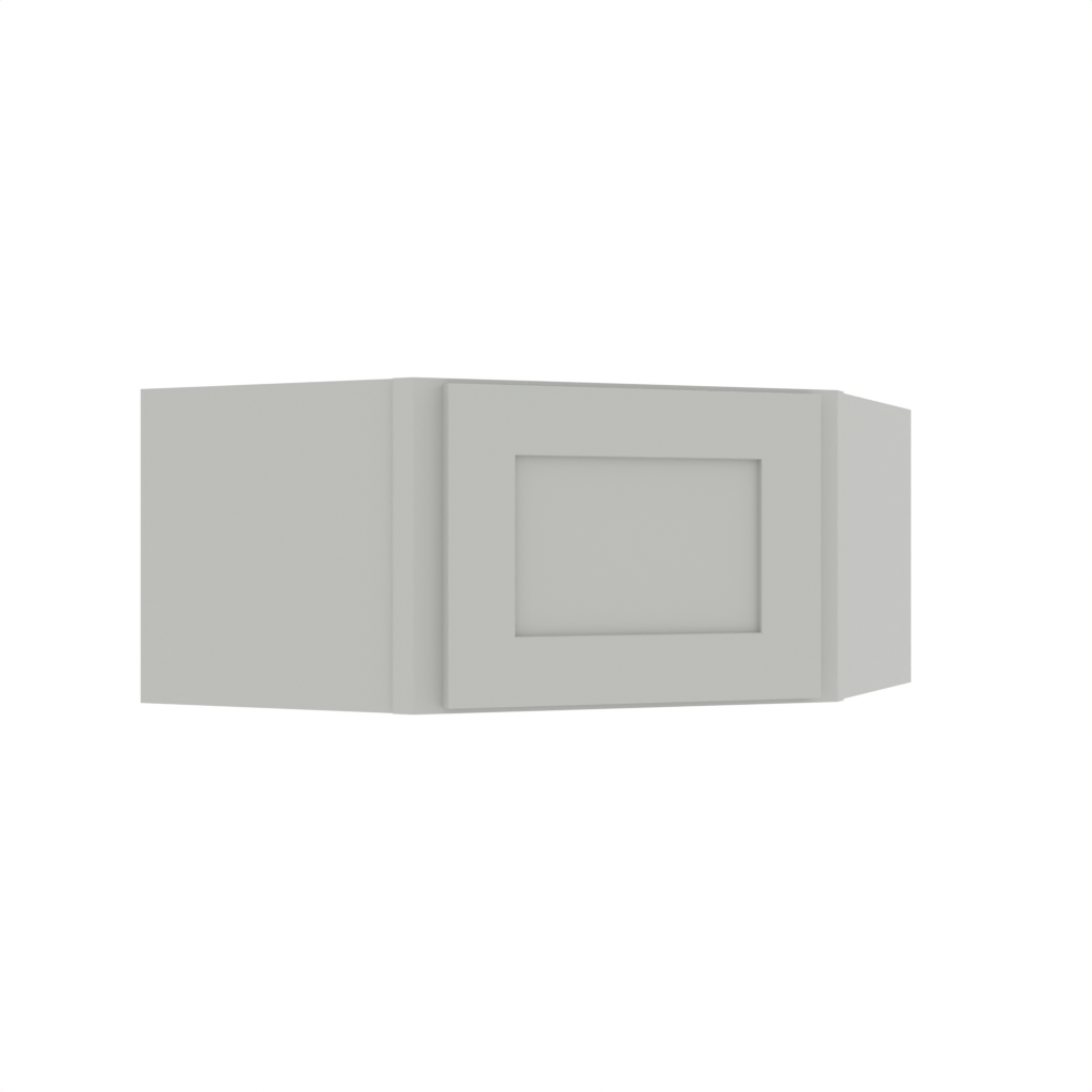 Matching Interior Single Glass Door Wall Corner Cabinet