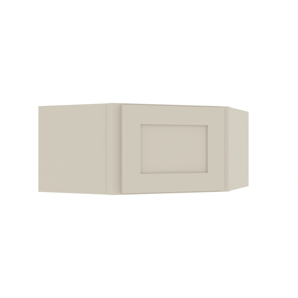Matching Interior Single Glass Door Wall Corner Cabinet