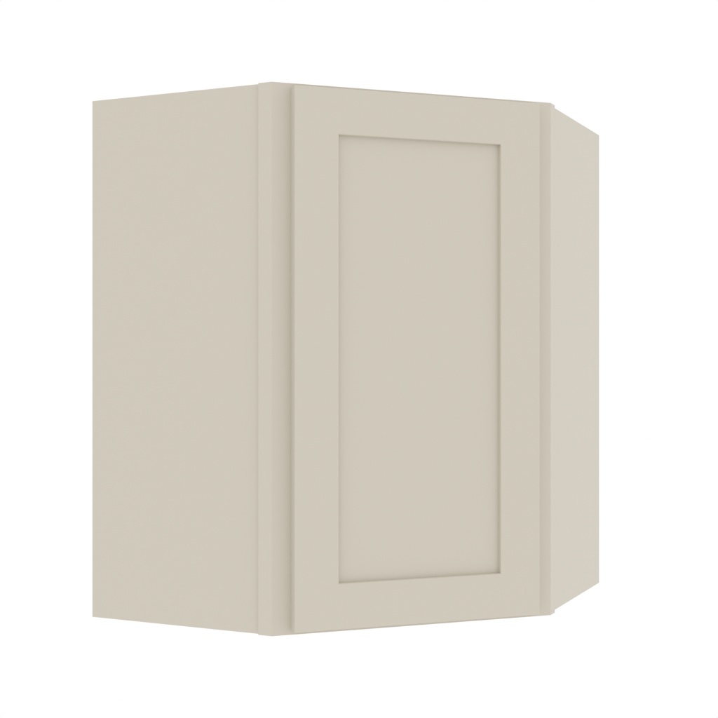 Matching Interior Single Glass Door Wall Corner Cabinet