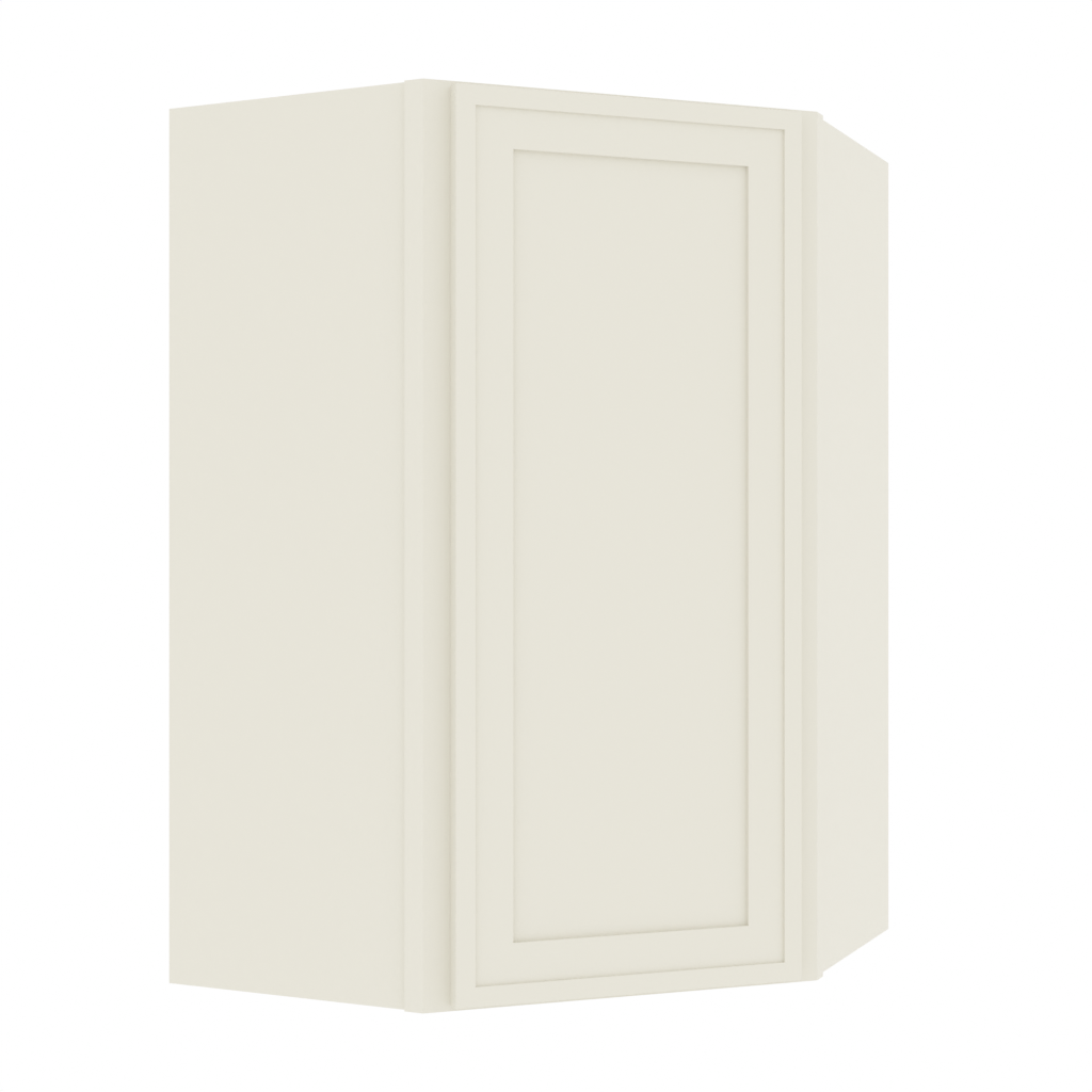 Matching Interior Single Glass Door Wall Corner Cabinet