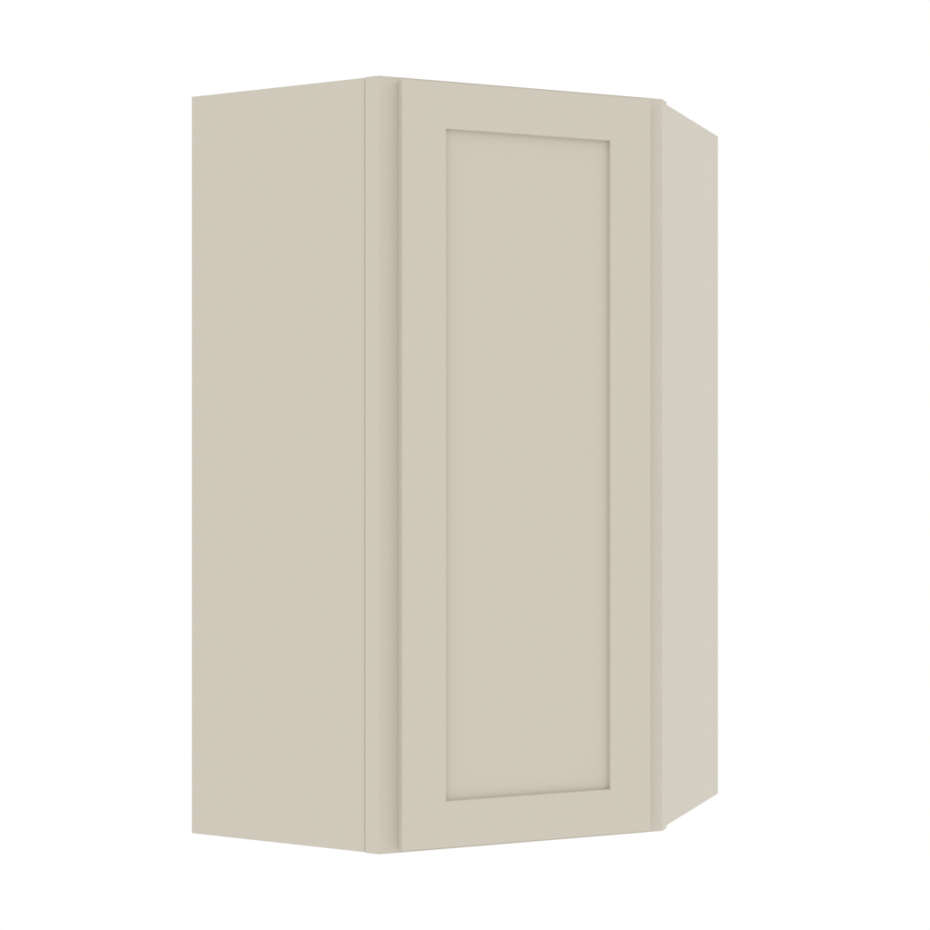 Matching Interior Single Glass Door Wall Corner Cabinet