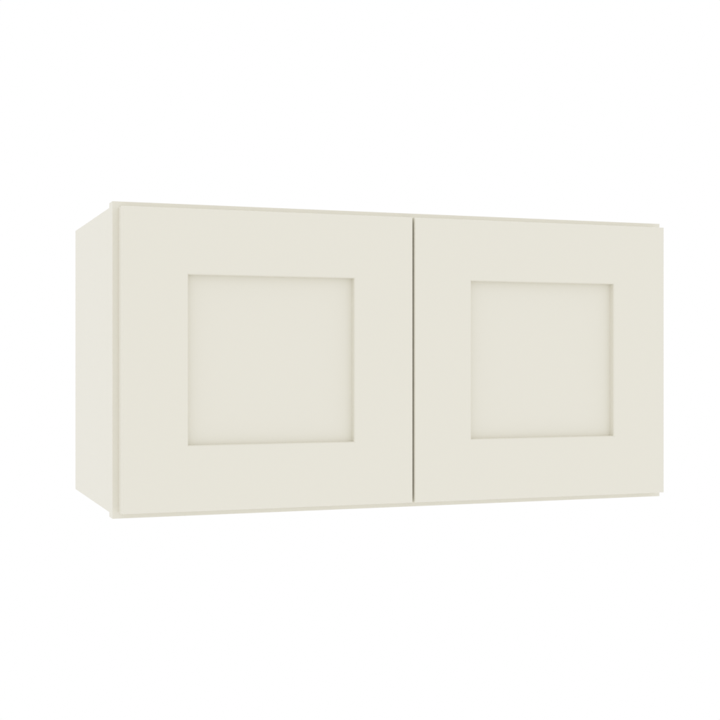 Matching Interior Double Glass Door Wall Cabinet