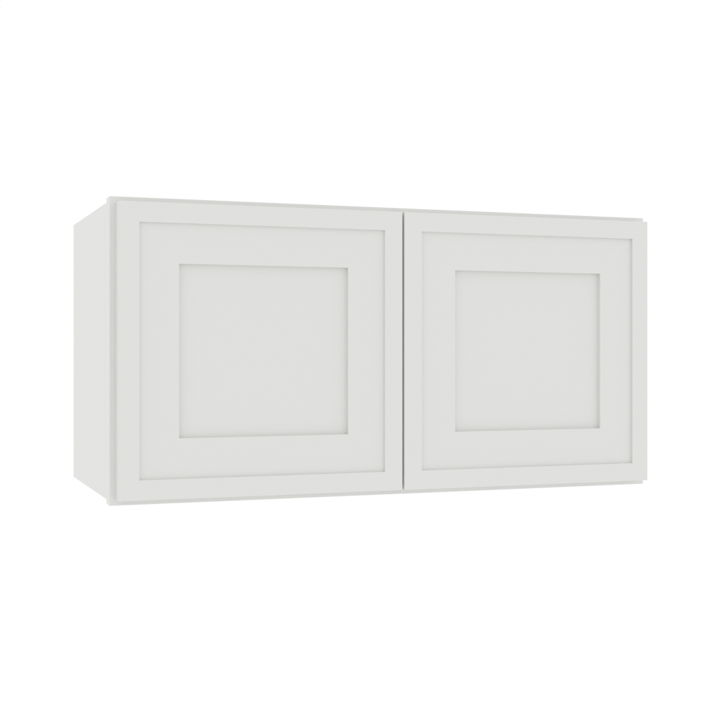 Matching Interior Double Glass Door Wall Cabinet