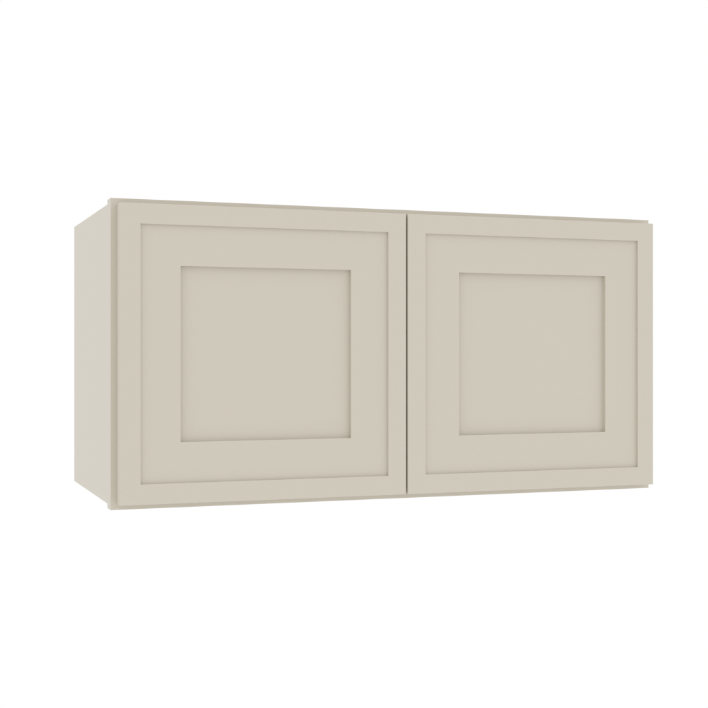Matching Interior Double Glass Door Wall Cabinet