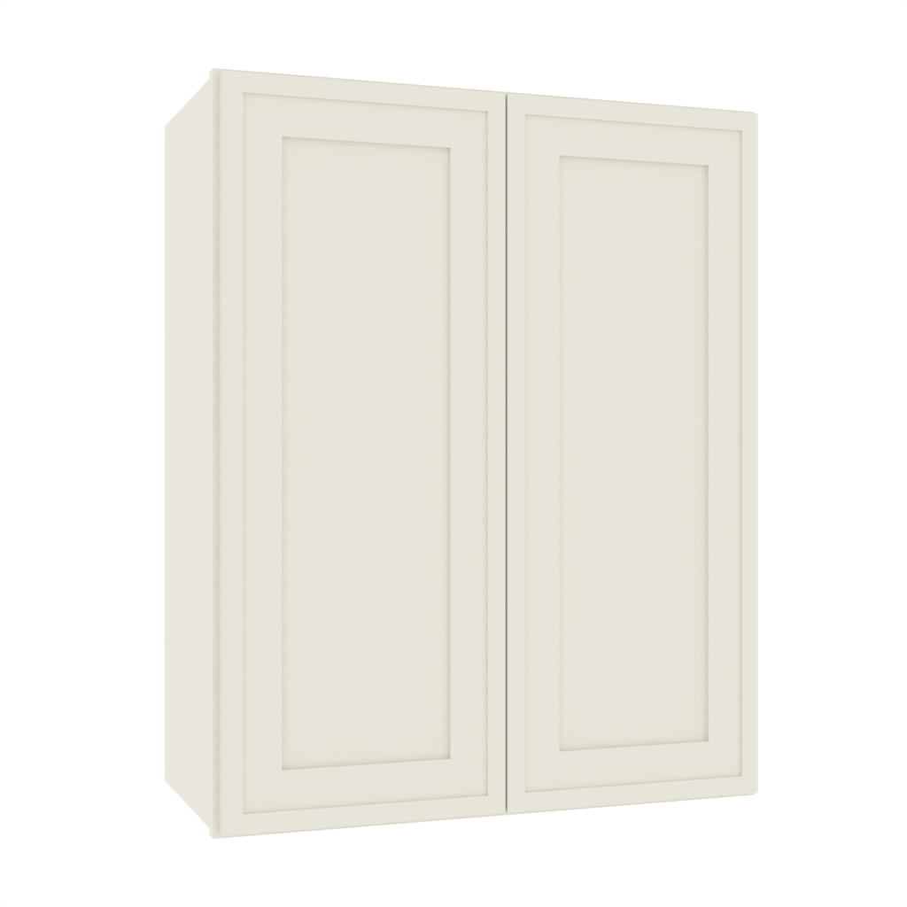 Matching Interior Double Glass Door Wall Cabinet