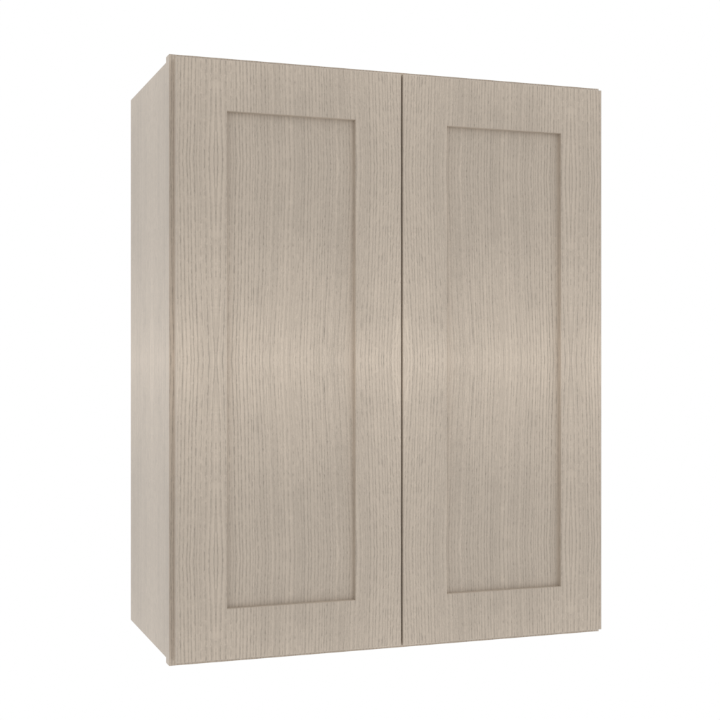 Matching Interior Double Glass Door Wall Cabinet