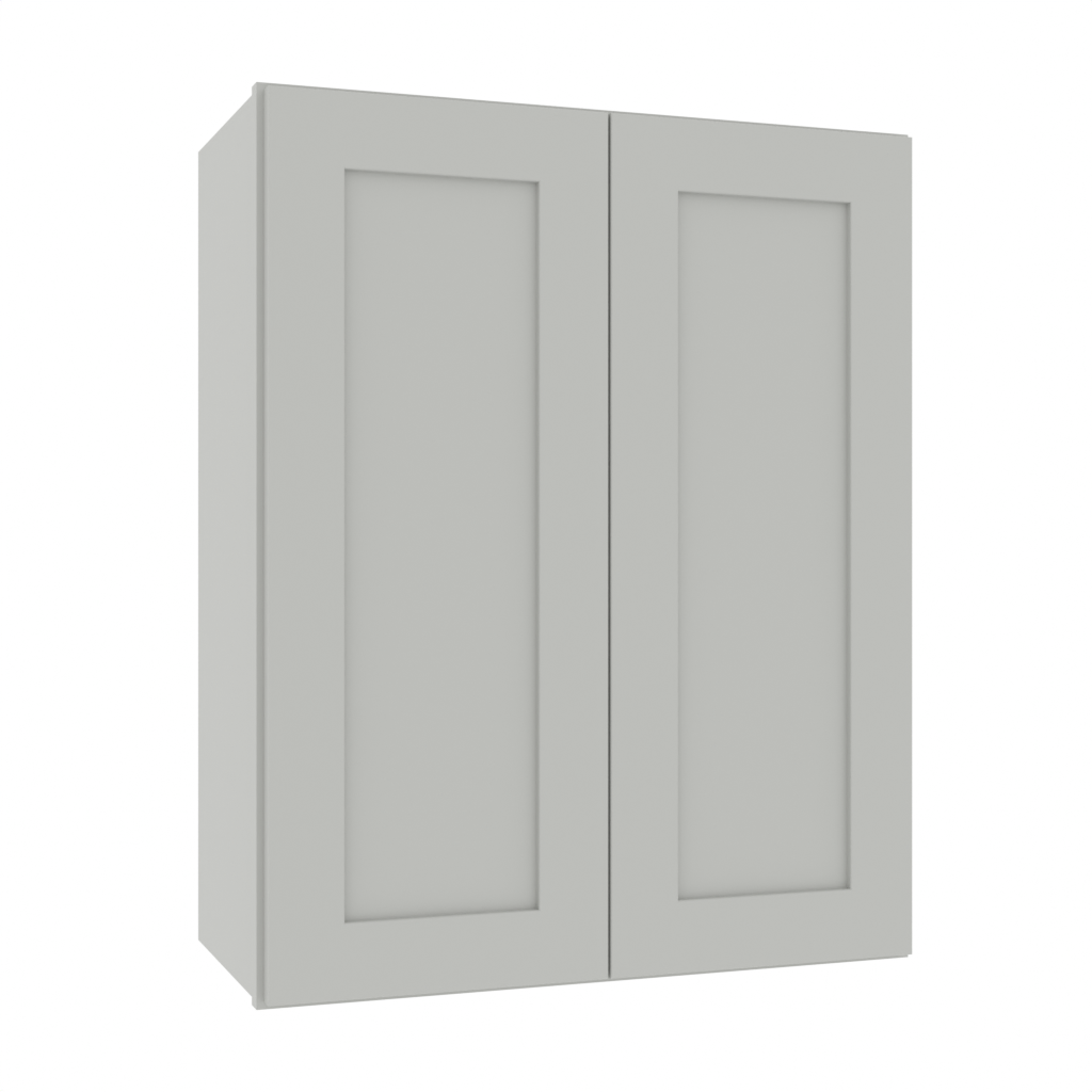 Matching Interior Double Glass Door Wall Cabinet