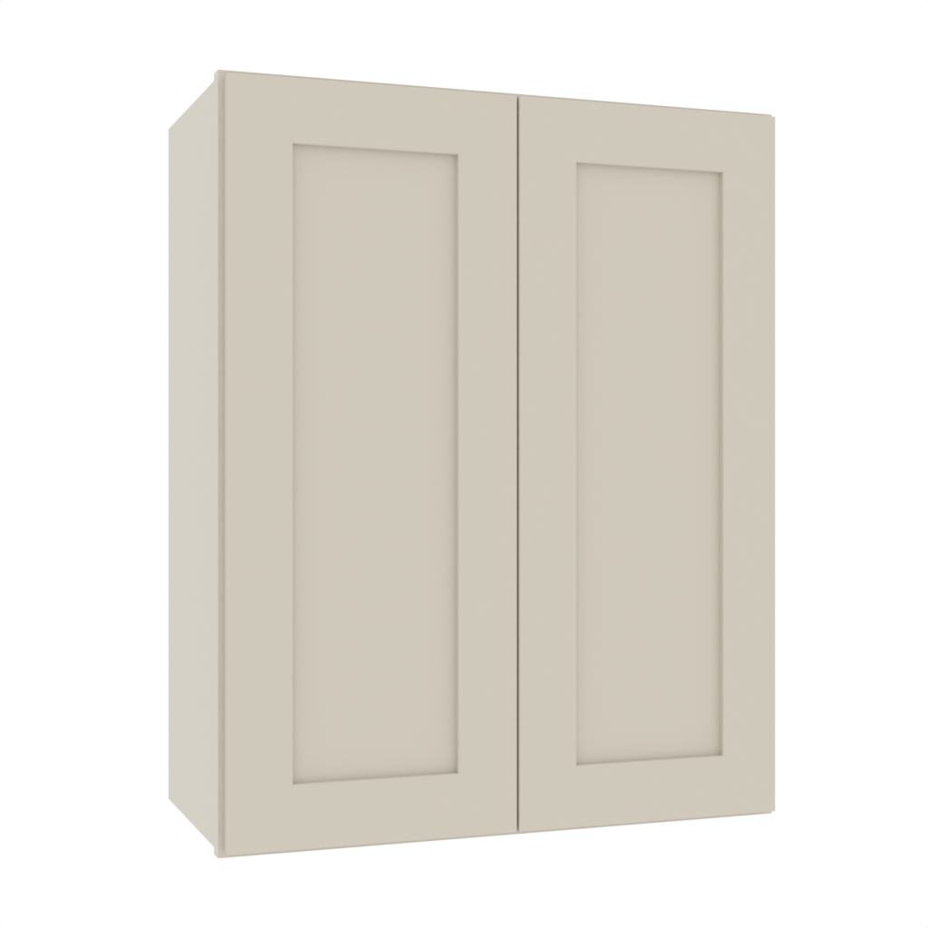 Matching Interior Double Glass Door Wall Cabinet