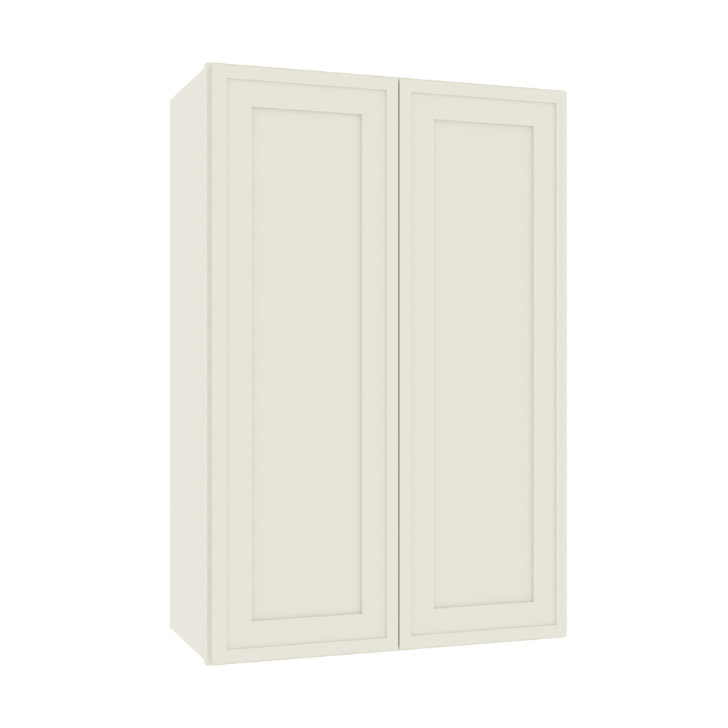 Matching Interior Double Glass Door Wall Cabinet