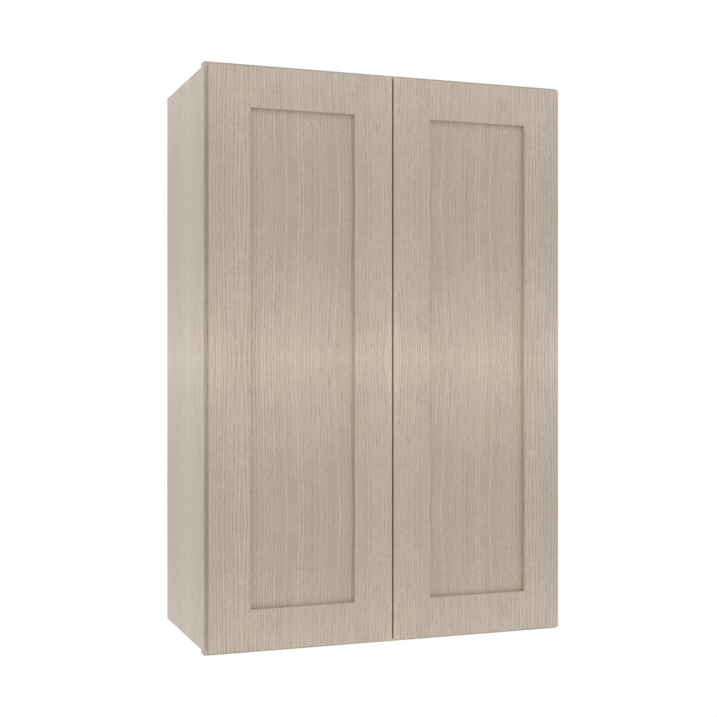 Matching Interior Double Glass Door Wall Cabinet