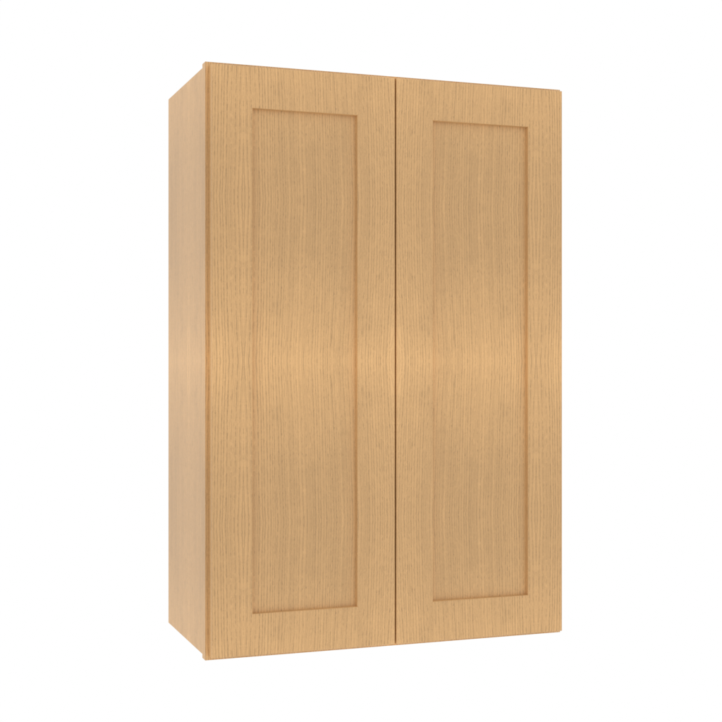 Matching Interior Double Glass Door Wall Cabinet