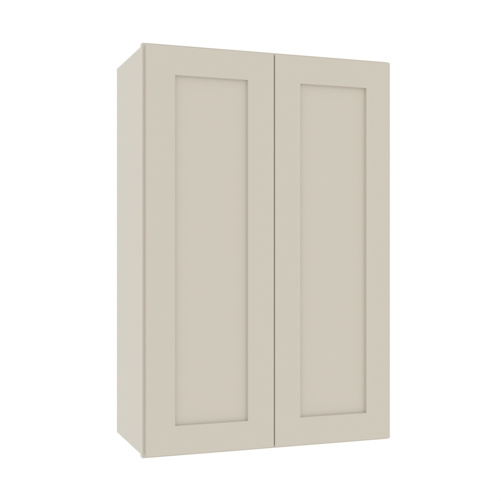 Matching Interior Double Glass Door Wall Cabinet