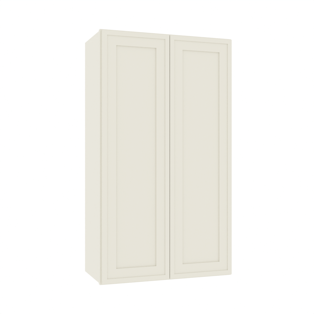 Matching Interior Double Glass Door Wall Cabinet