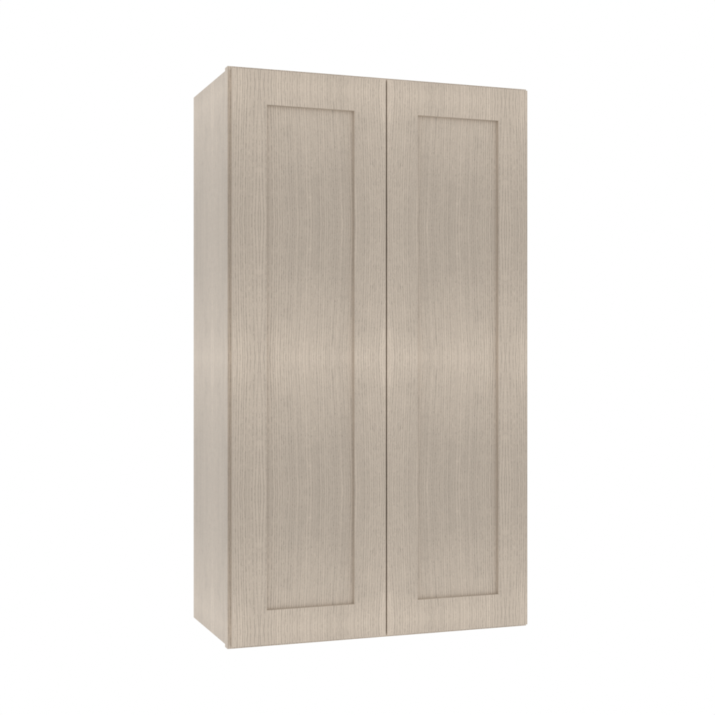 Matching Interior Double Glass Door Wall Cabinet