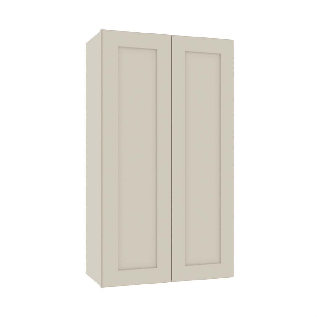 Matching Interior Double Glass Door Wall Cabinet