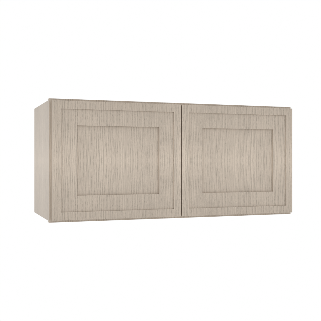 Matching Interior Double Glass Door Wall Cabinet