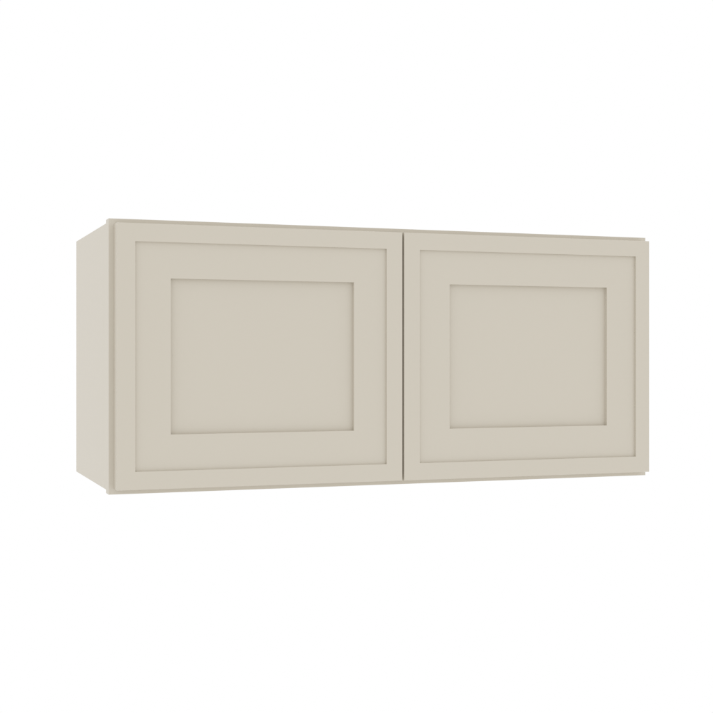 Matching Interior Double Glass Door Wall Cabinet