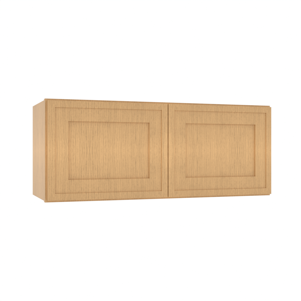 Matching Interior Double Glass Door Wall Cabinet