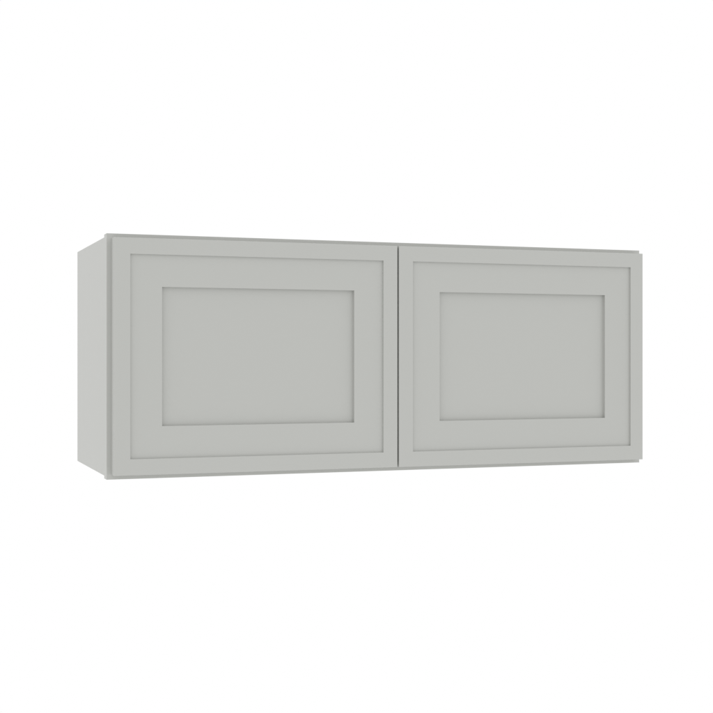 Matching Interior Double Glass Door Wall Cabinet