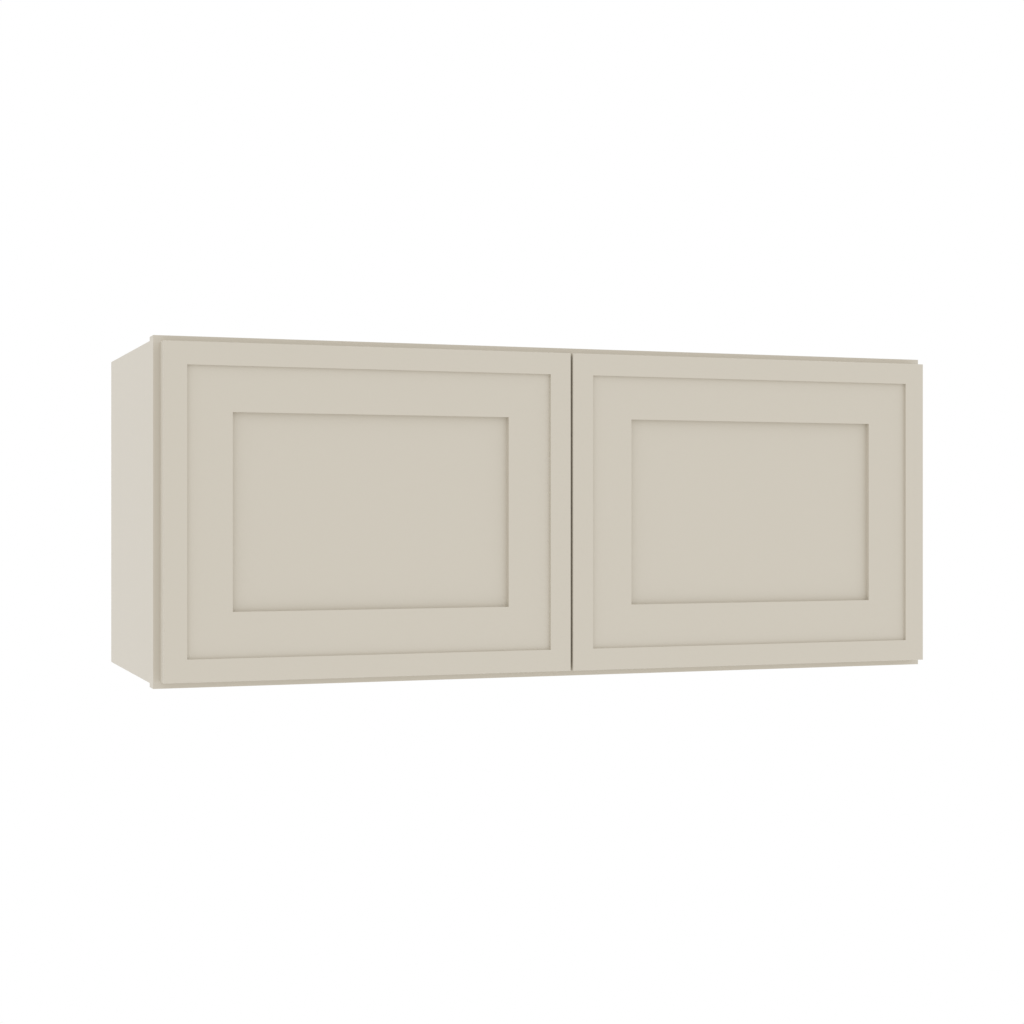 Matching Interior Double Glass Door Wall Cabinet