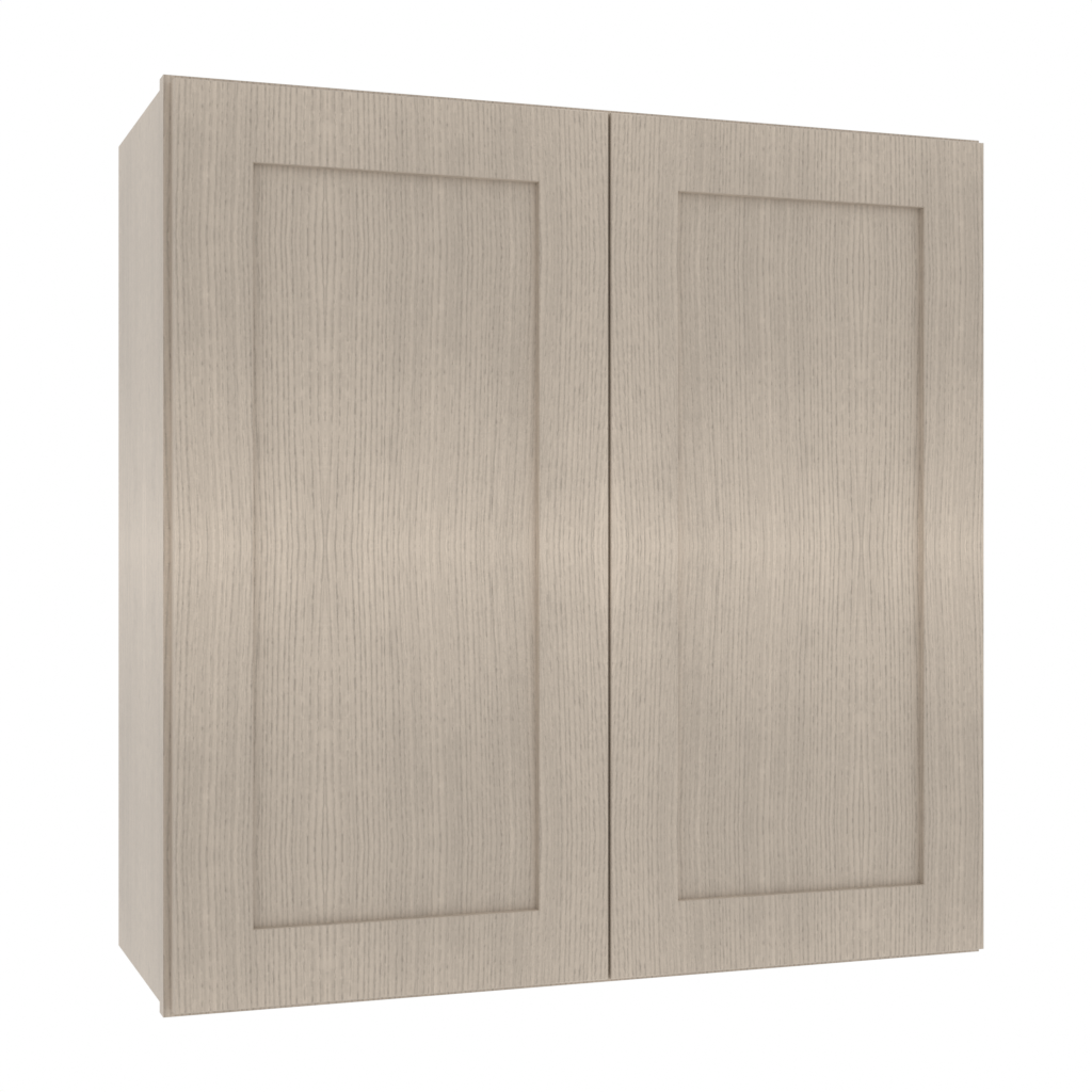 Matching Interior Double Glass Door Wall Cabinet