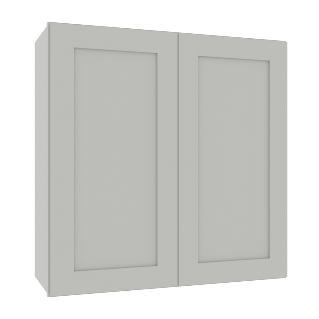 Matching Interior Double Glass Door Wall Cabinet