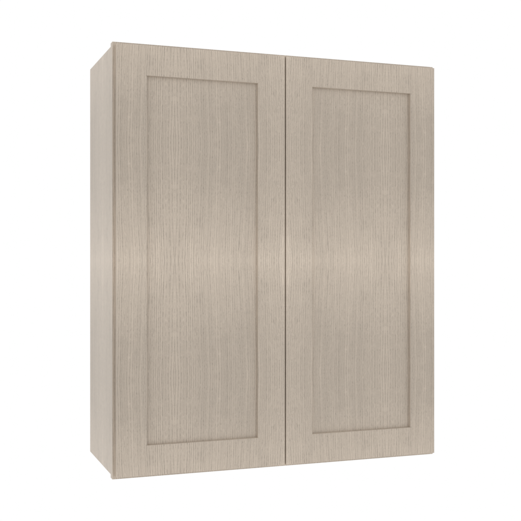 Matching Interior Double Glass Door Wall Cabinet
