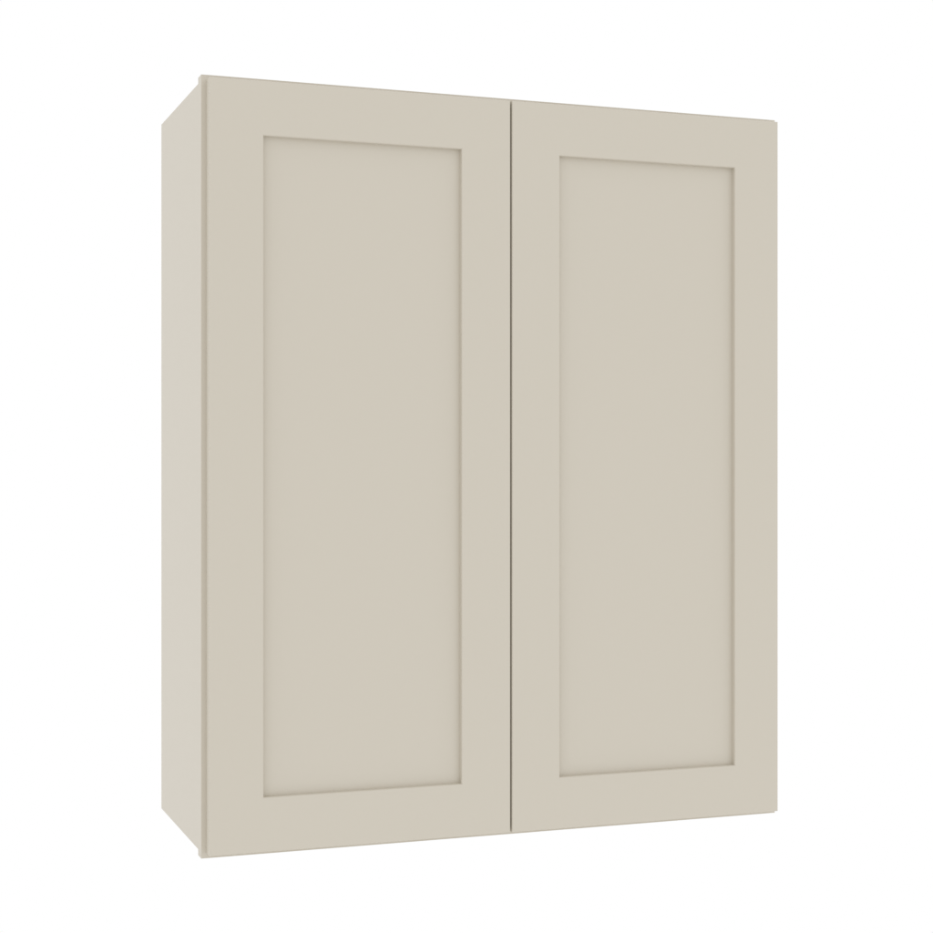 Matching Interior Double Glass Door Wall Cabinet