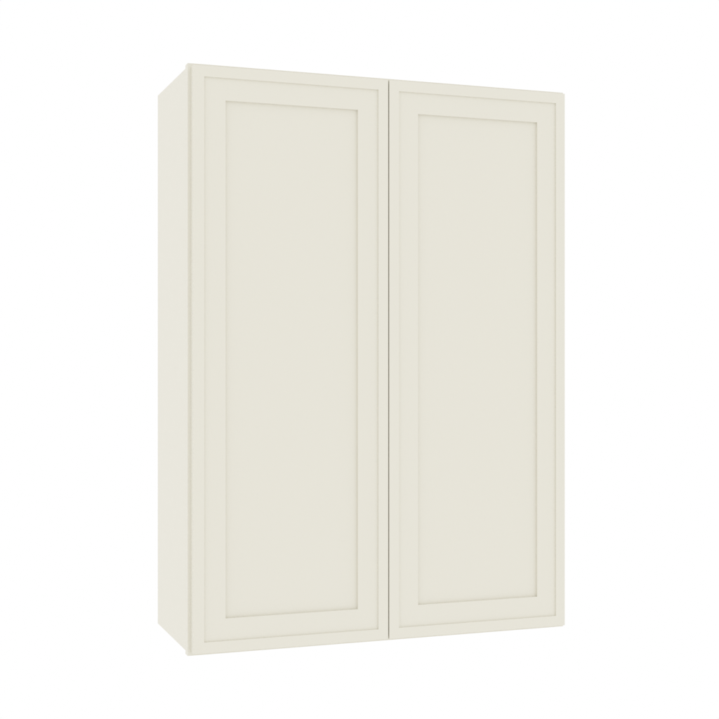 Matching Interior Double Glass Door Wall Cabinet