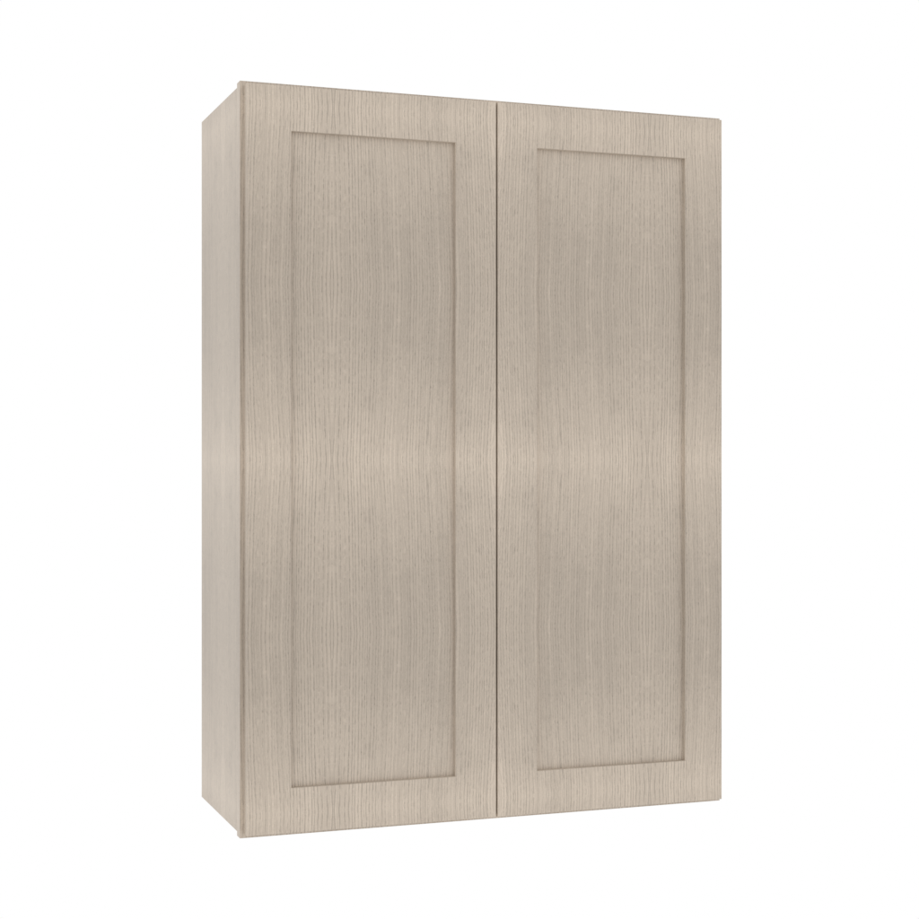Matching Interior Double Glass Door Wall Cabinet