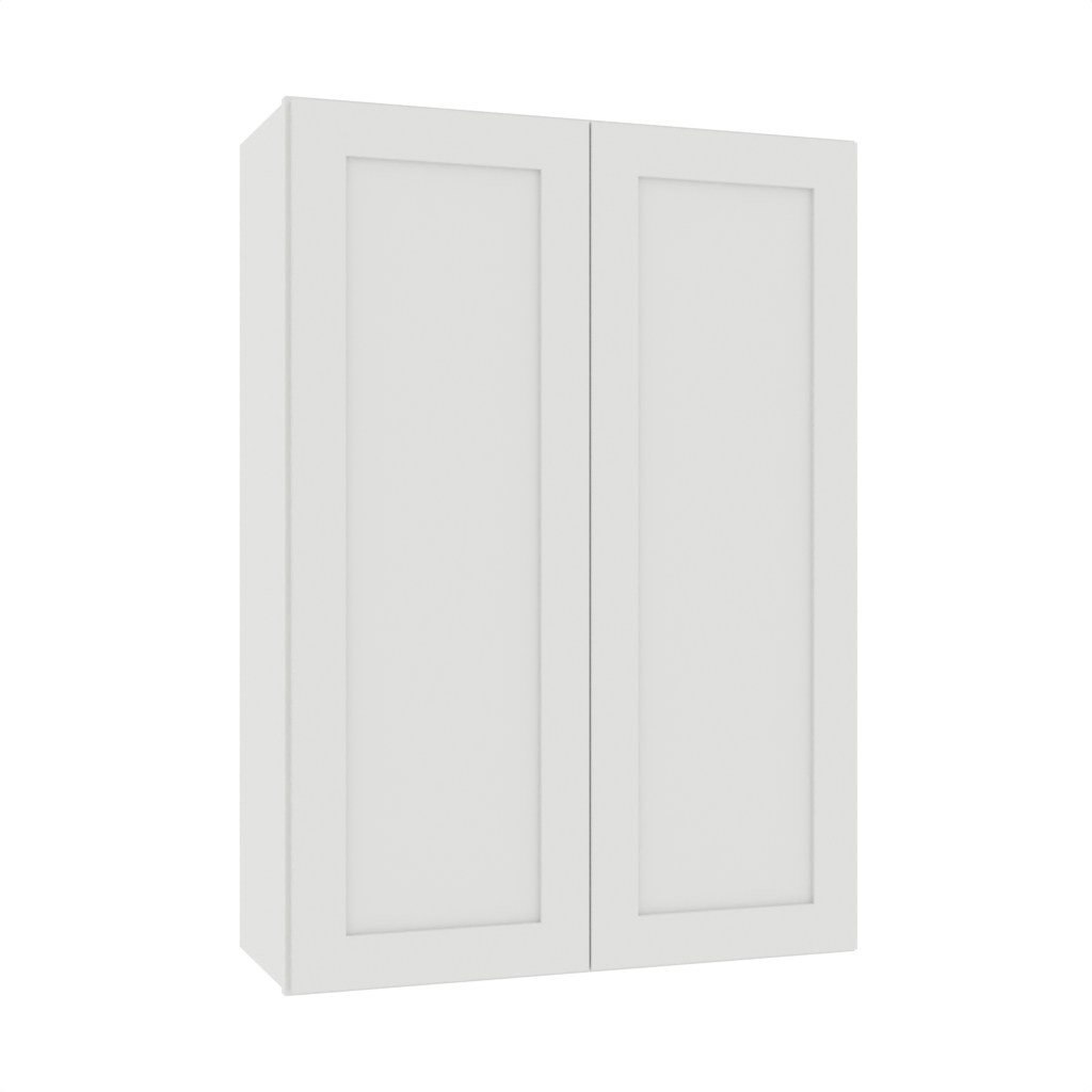 Matching Interior Double Glass Door Wall Cabinet