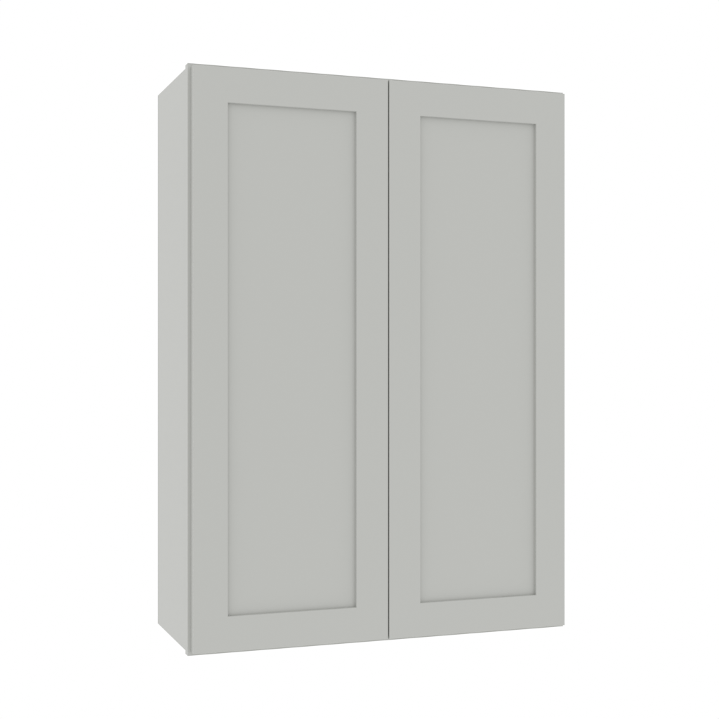 Matching Interior Double Glass Door Wall Cabinet