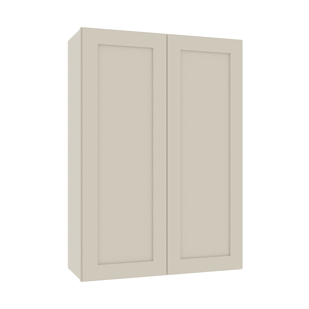 Matching Interior Double Glass Door Wall Cabinet