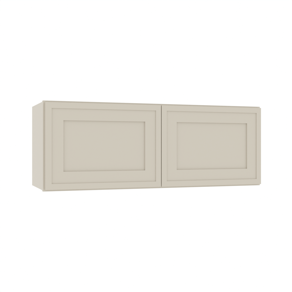 Matching Interior Double Glass Door Wall Cabinet