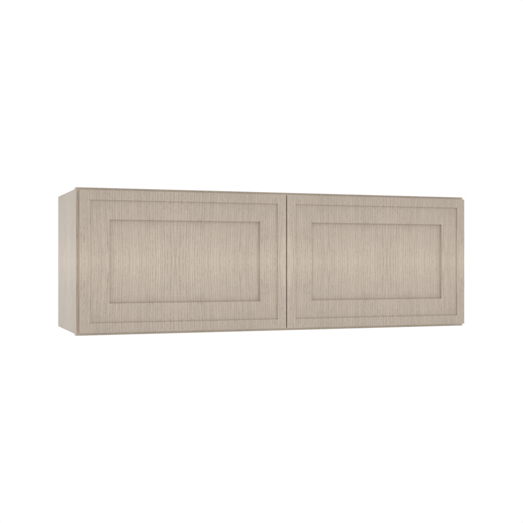 Matching Interior Double Glass Door Wall Cabinet