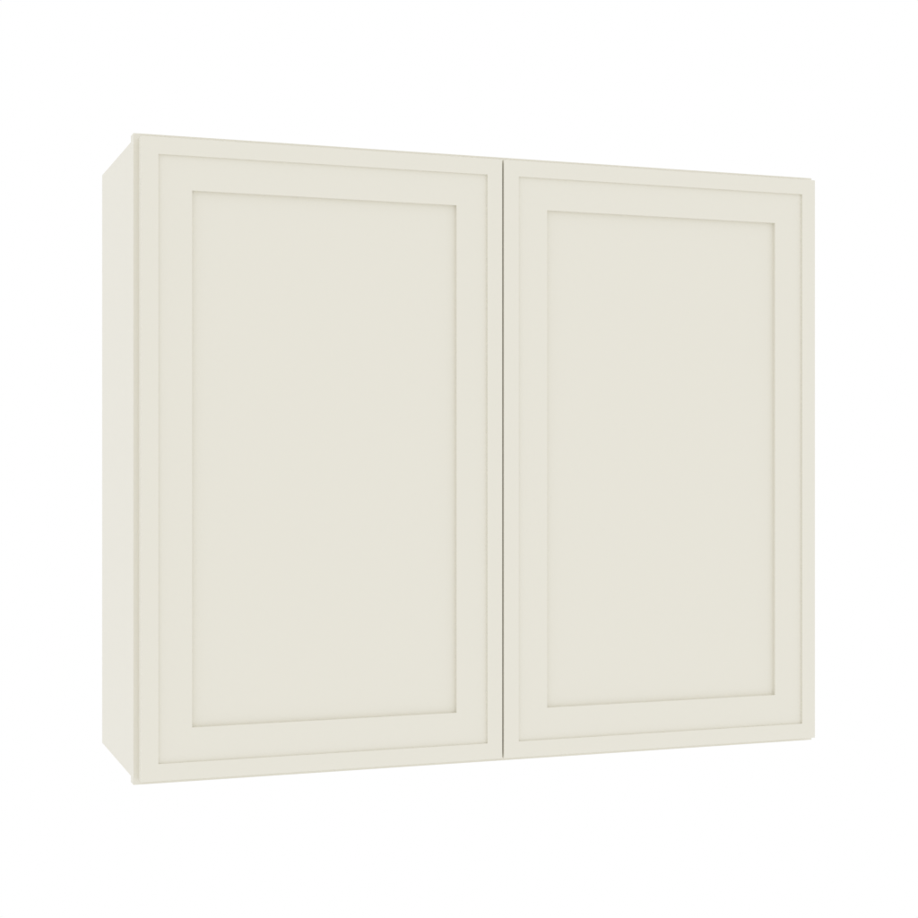 Matching Interior Double Glass Door Wall Cabinet