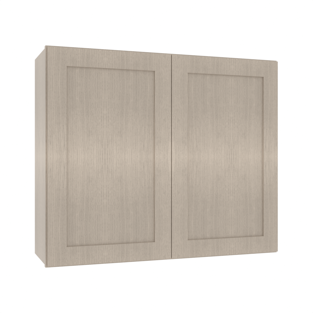 Matching Interior Double Glass Door Wall Cabinet