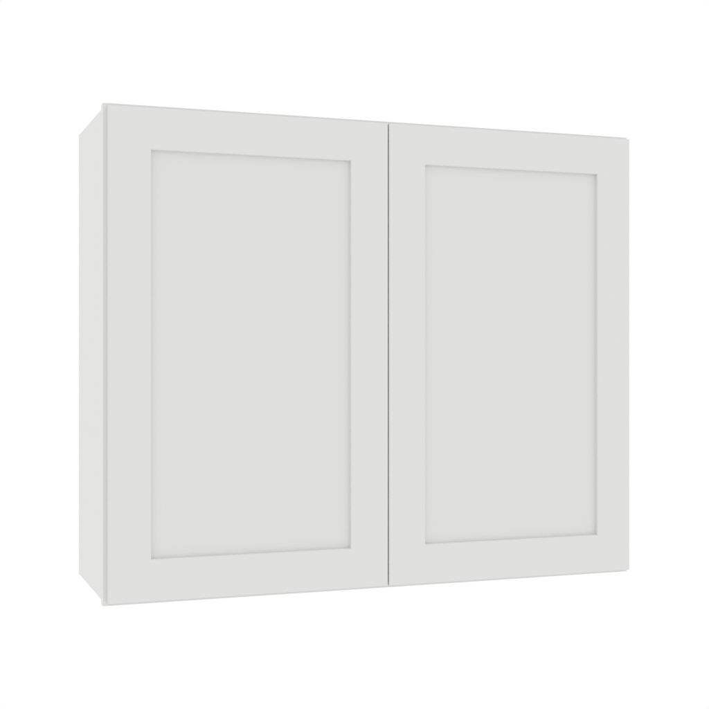 Matching Interior Double Glass Door Wall Cabinet