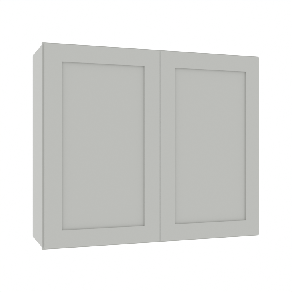 Matching Interior Double Glass Door Wall Cabinet