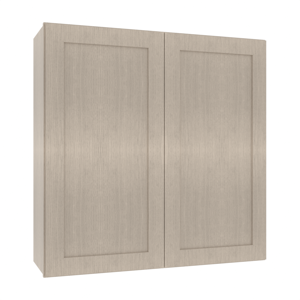 Matching Interior Double Glass Door Wall Cabinet