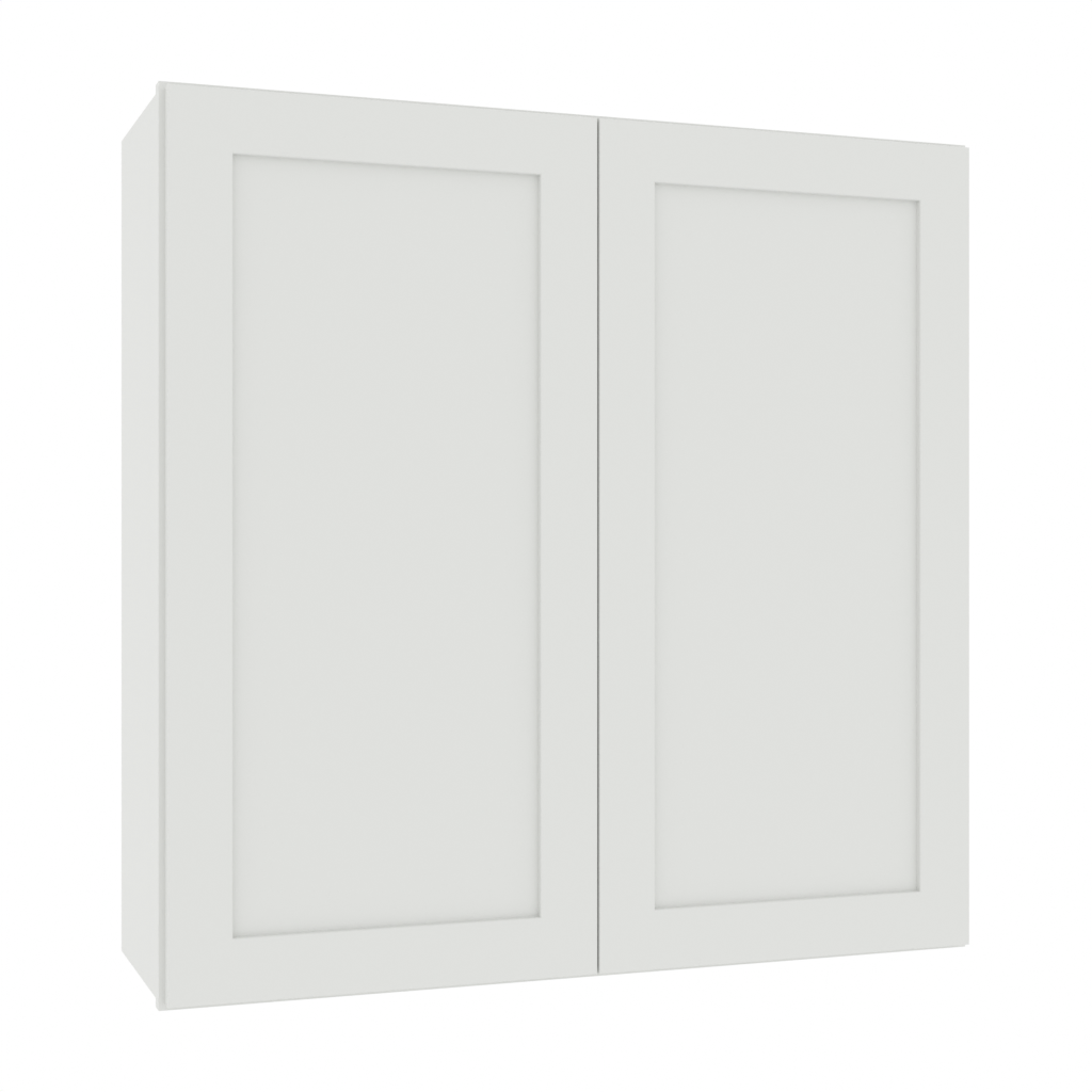 Matching Interior Double Glass Door Wall Cabinet