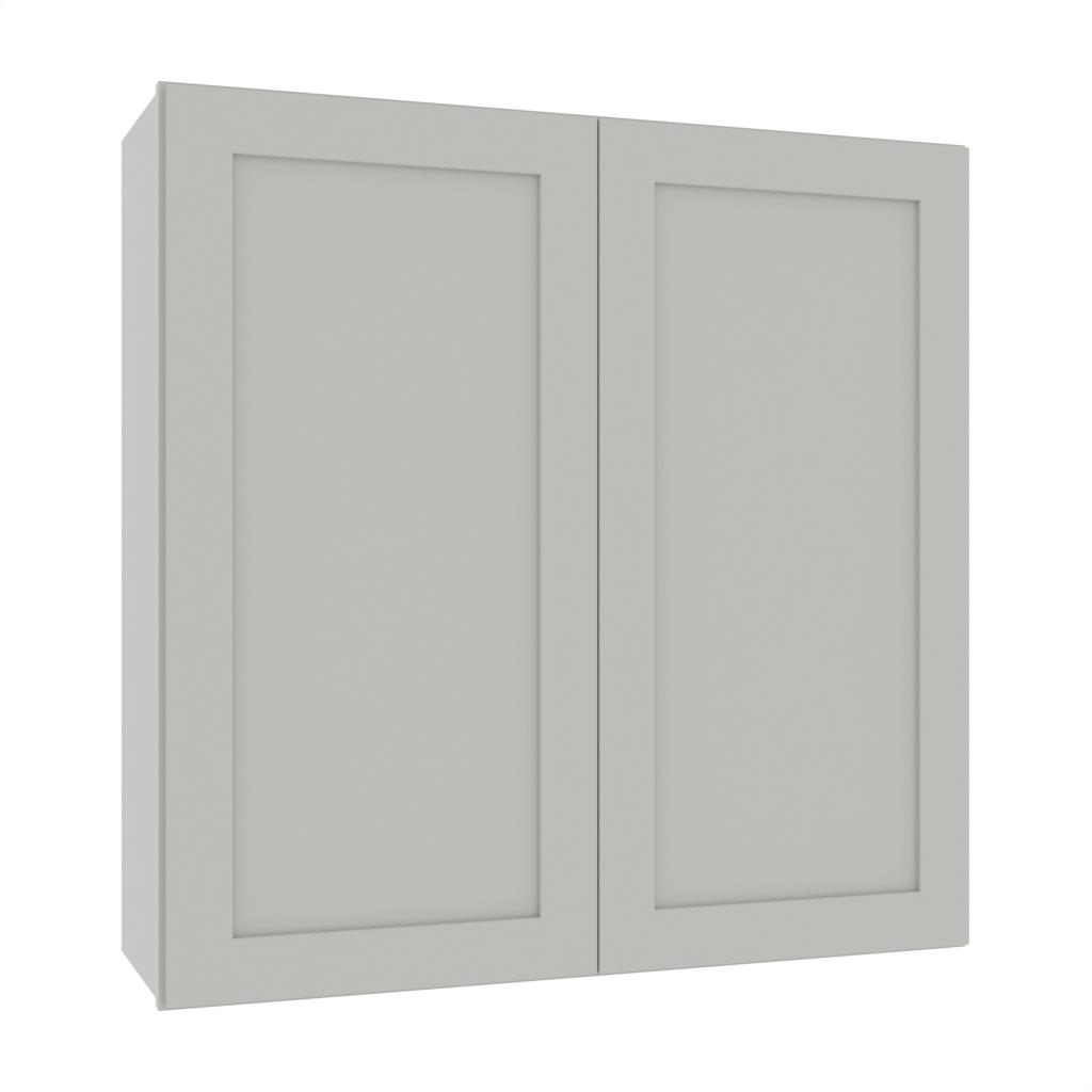 Matching Interior Double Glass Door Wall Cabinet