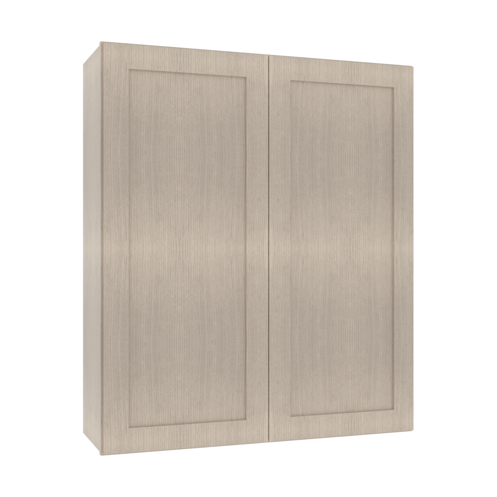 Matching Interior Double Glass Door Wall Cabinet