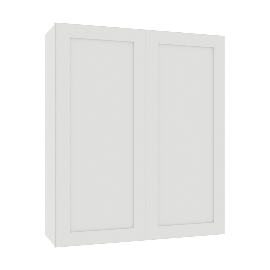 Matching Interior Double Glass Door Wall Cabinet