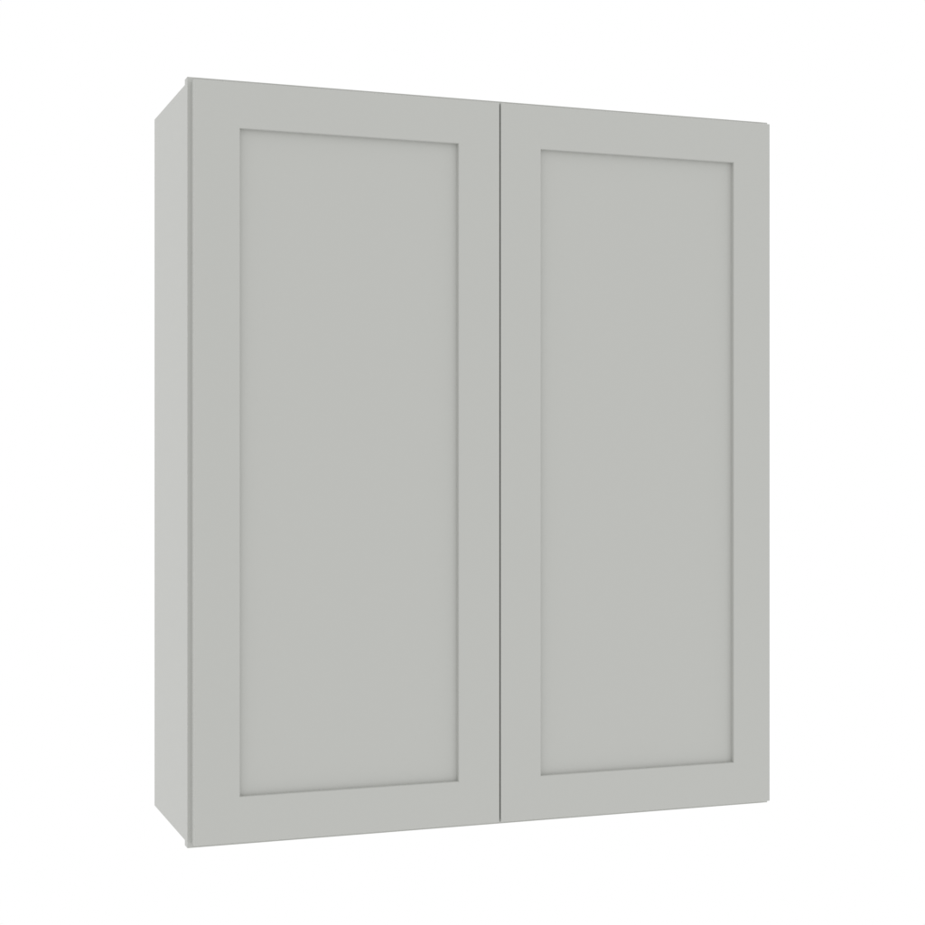 Matching Interior Double Glass Door Wall Cabinet